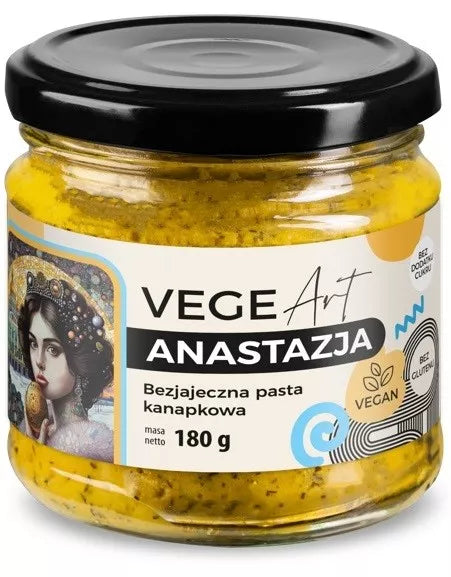 VEGE ART Bezjajeczna pasta kanapkowa ANASTAZJA (180 g)