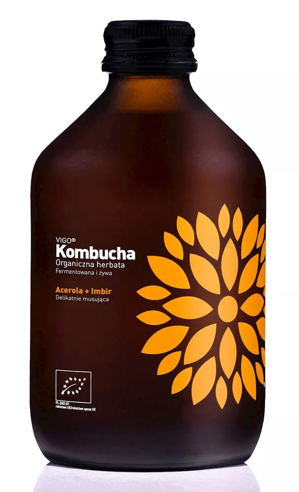 VIGO Kombucha Imbir + Acerola (330 ml) - BIO