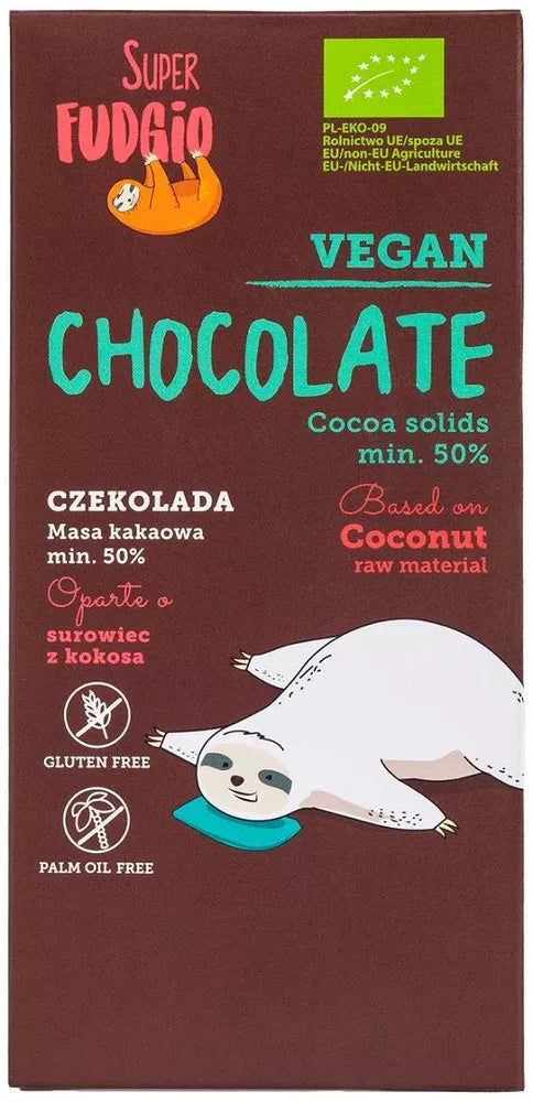 ME GUSTO SUPER FUDGIO CZEKOLADA KOKOSOWA BEZGLUTENOWA BIO 80 g