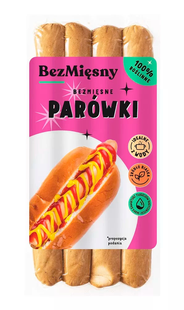 *BEZMIĘSNY Bezmięsne parówki (180g)