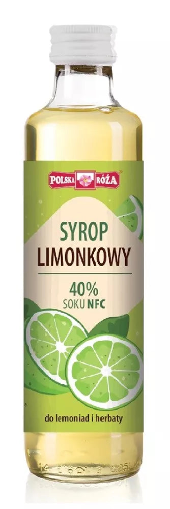 POLSKA RÓŻA Syrop limonkowy (250 ml)