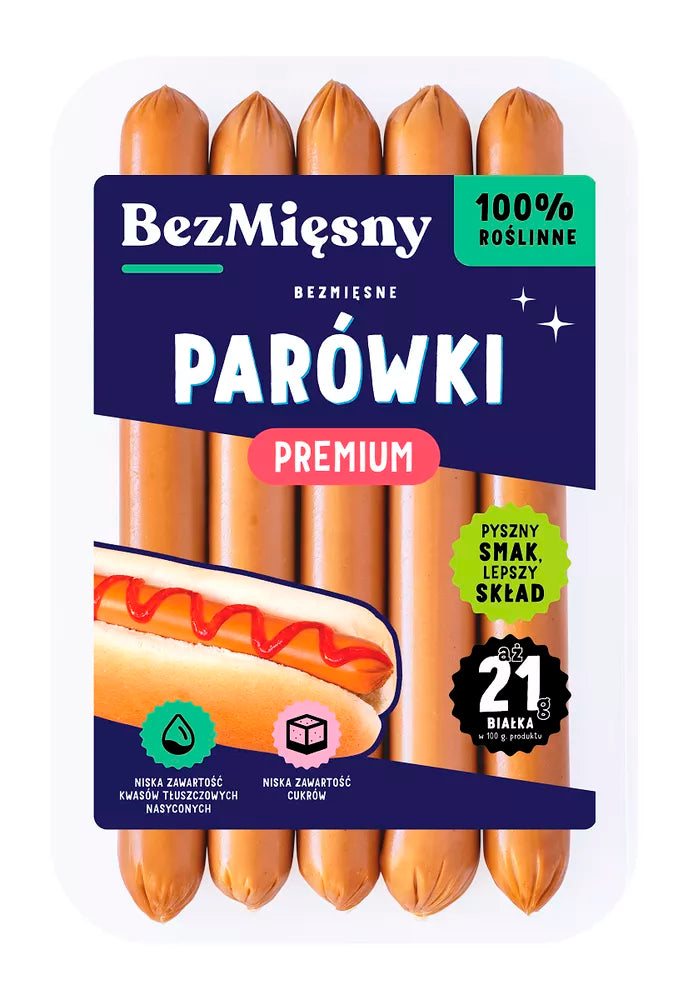 *BEZMIĘSNY Bezmięsne parówki Premium (160 g)