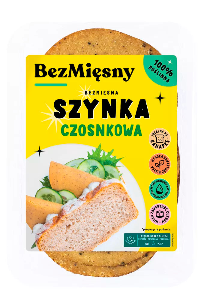*BEZMIĘSNY Wegańska szynka czosnkowa (120 g)