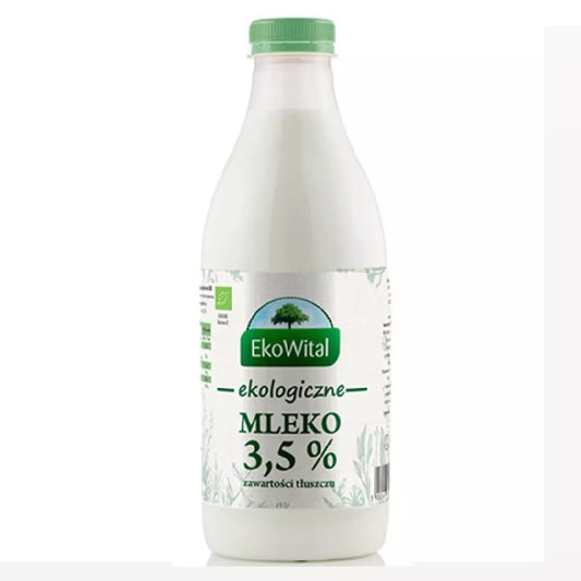 *EKOWITAL Mleko A2 3,5% tłuszczu (1l) - BIO