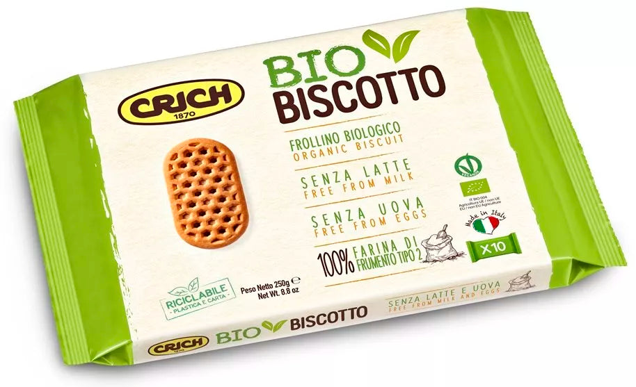 CRICH Ciasteczka pszenne (250 g) - BIO