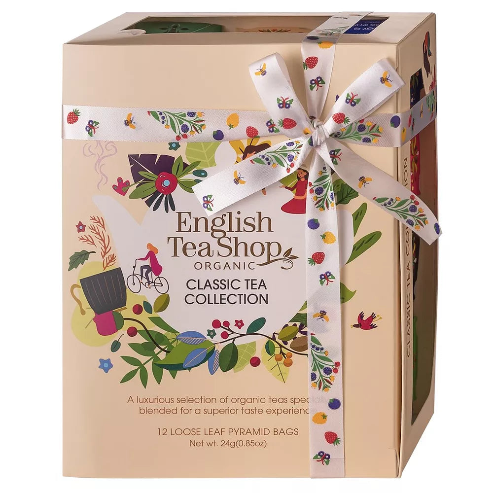 ENGLISH TEA SHOP Zestaw herbatek Classic Tea Collection piramidki (12x2g) (24 g) - BIO