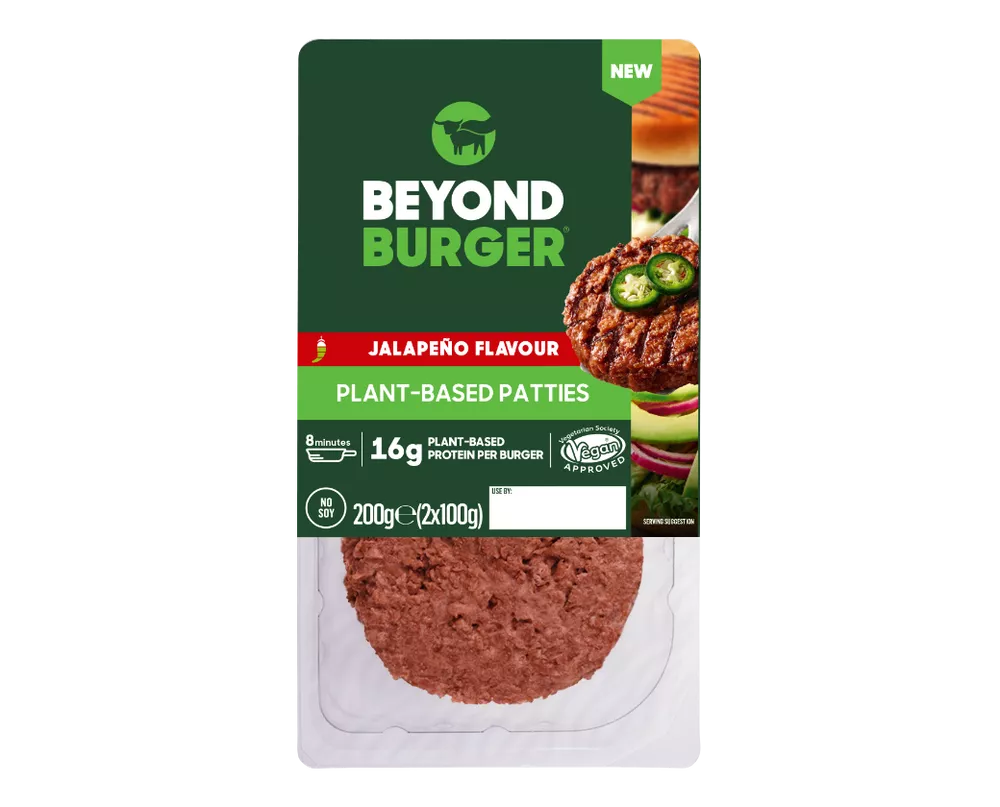 ***BEYOND MEAT Beyond burger jalapeno (mrożony) (2x100g)