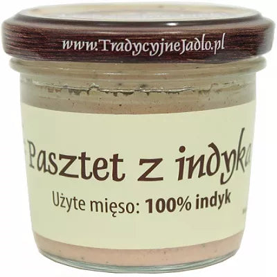 *TRADYCYJNE JADŁO Pasztet z gęsi 100% gęsiny, bezglutenowy (160g) (f)