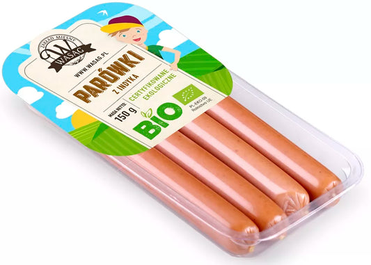 *WASĄG Parówki z cielęciną (240g) - BIO (f)