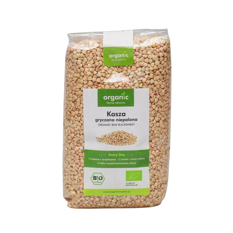 ORGANIC Kasza gryczana niepalona ekologiczna (500g) - BIO