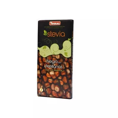 TORRAS Czekolada gorzka stewia bezglutenowa (100g)