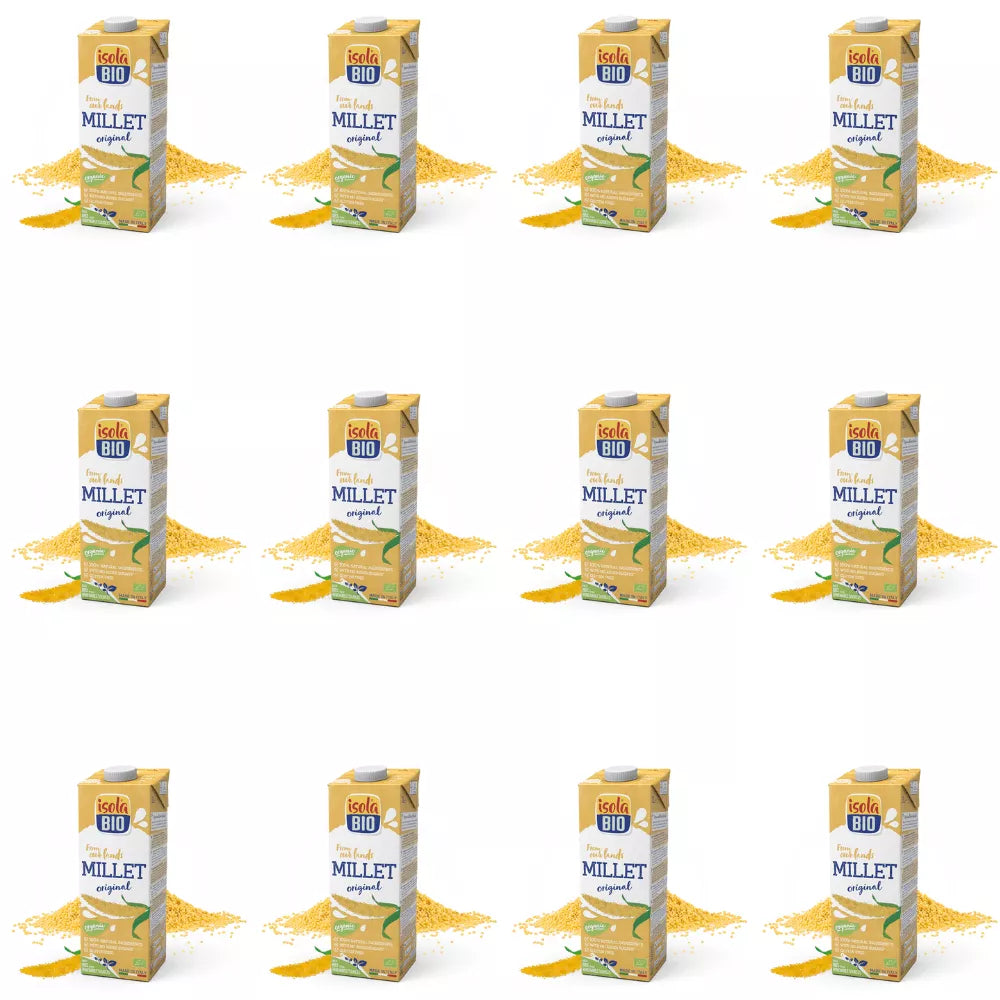 12x ISOLA Napój jaglany ekologiczny (1l) - BIO (zbiorcze)