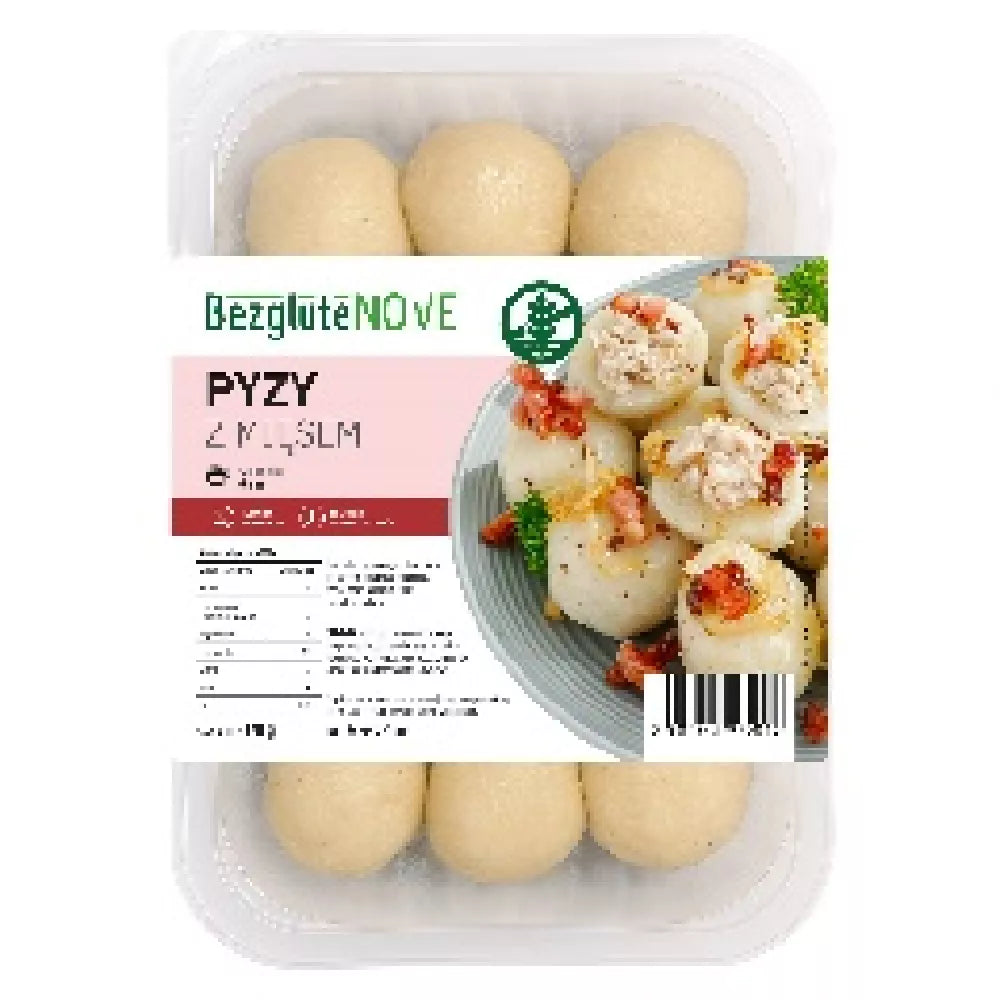 *BEZGLUTENOVE Pyzy z mięsem bezglutenowe (380 g)
