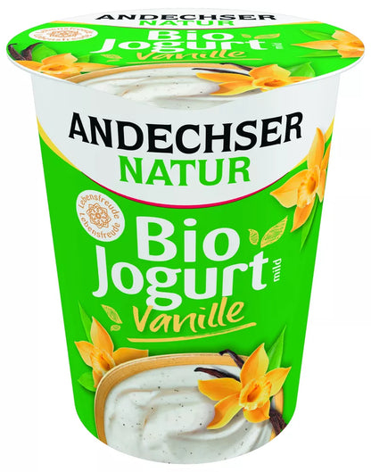 *ANDECHSER Jogurt malina - czarny bez 3,8% tłuszczu (400 g) - BIO