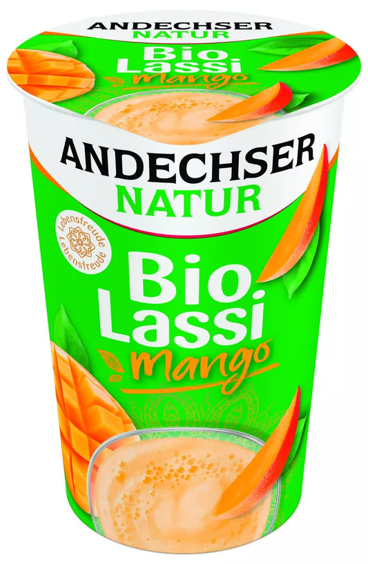 *ANDECHSER Jogurt pitny Lassi mango 3,5% tłuszczu (250g) - BIO