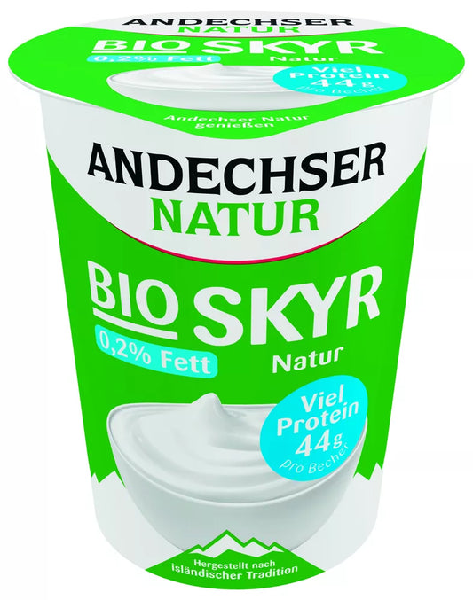 *ANDECHSER Skyr naturalny 0,2% tłuszczu (400g) - BIO