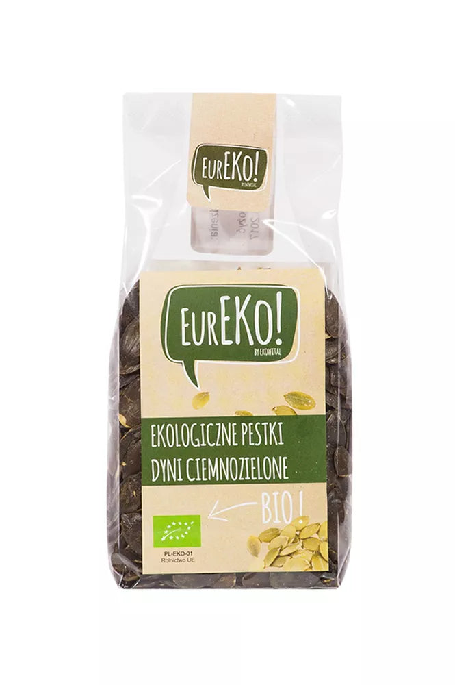 EUREKO Pestki dyni ciemnozielone ekologiczne 150 g - BIO