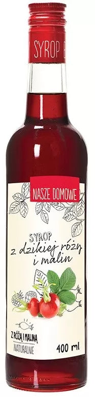 PREMIUM ROSA Syrop z dzikiej róży i malin (400ml)
