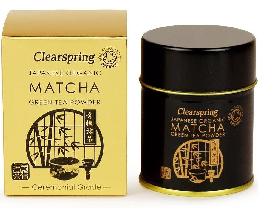 CLEARSPRING Matcha japońska Ceremonial Grade  (sproszkowana ) BIO 30g