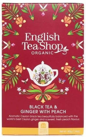 ENGLISH TEA SHOP Herbata czarna z trawą cytrynową (20x1,75) (35 g) - BIO