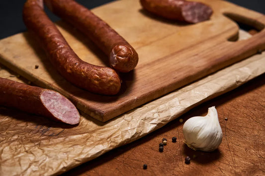 *JANÓW Kiełbasa ze wsi na wagę (200g)