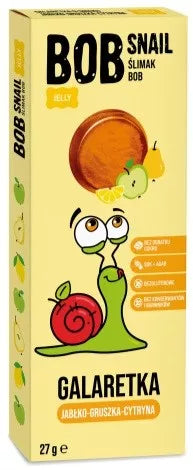 BOB SNAIL Przekąska galaretka jabłko gruszka cytryna (27g)