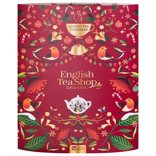 ENGLISH TEA SHOP Kalendarz adwentowy Zeszyt – 24 saszetki (43g) - BIO