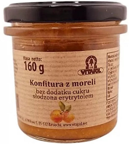 VITAPOL Konfitura z borówki amerykańskiej bez cukru słodzona erytrytolem (160 g)
