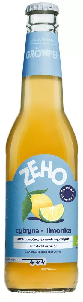 ZEHO Lemoniada cytryna-limonka (330 ml) - BIO