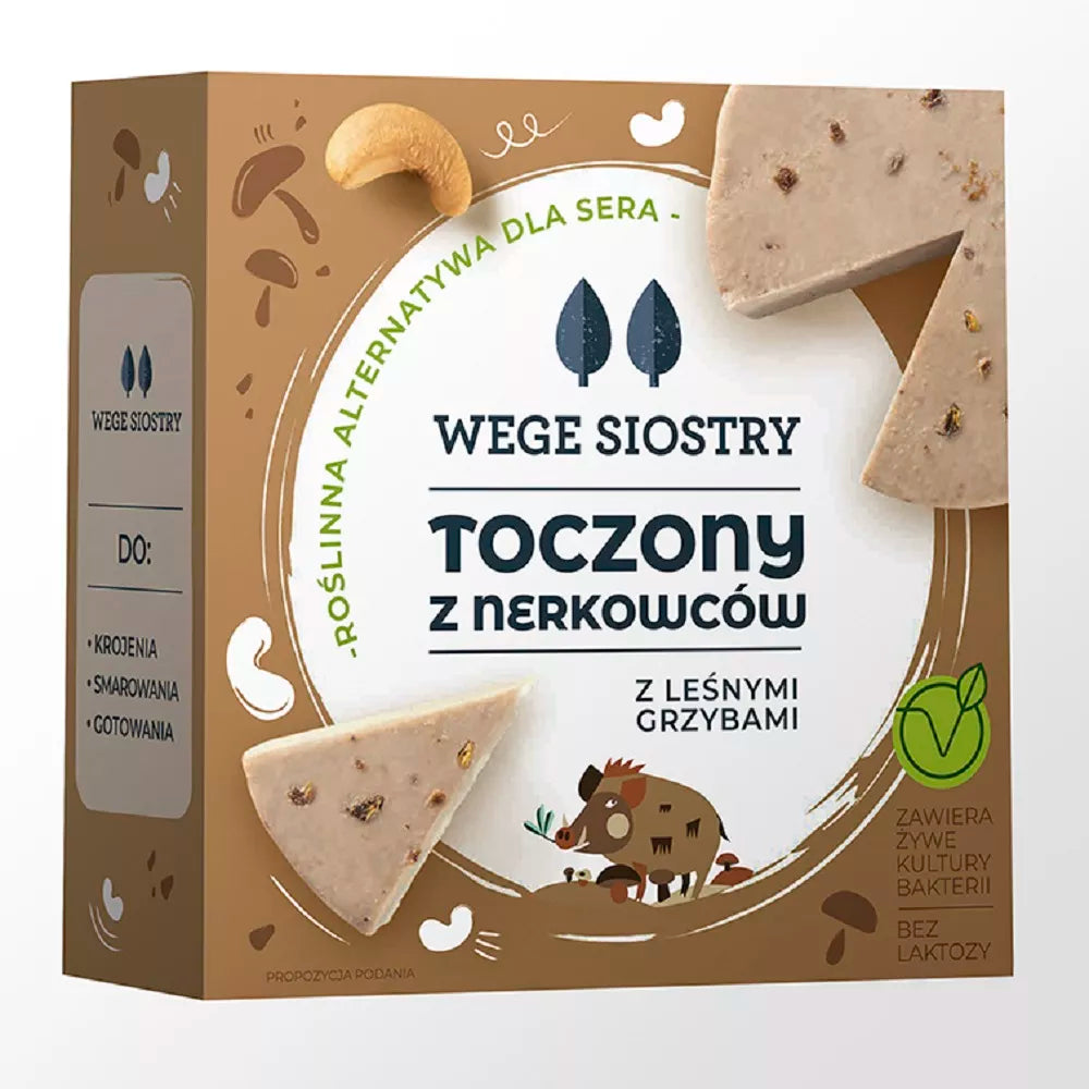 *WEGE SIOSTRY Toczony z nerkowców z leśnymi grzybami i kozieradką (140g)
