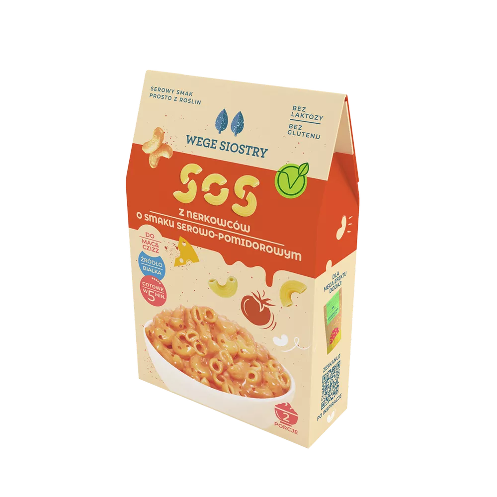 WEGE SIOSTRY Sos z nerkowców o smaku serowo-pomidorowym (42g)