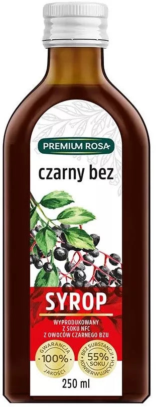 PREMIUM ROSA Syrop z czarnego bzu (250ml)