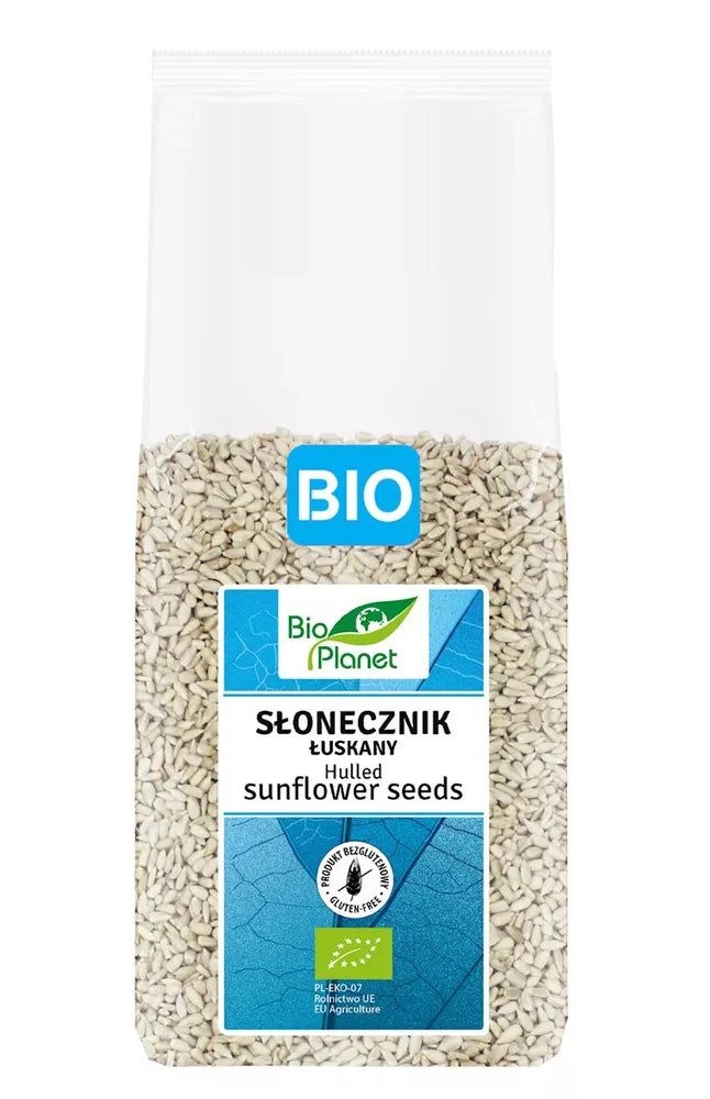 BIO PLANET Słonecznik łuskany bezglutenowy (1,5 kg) - BIO