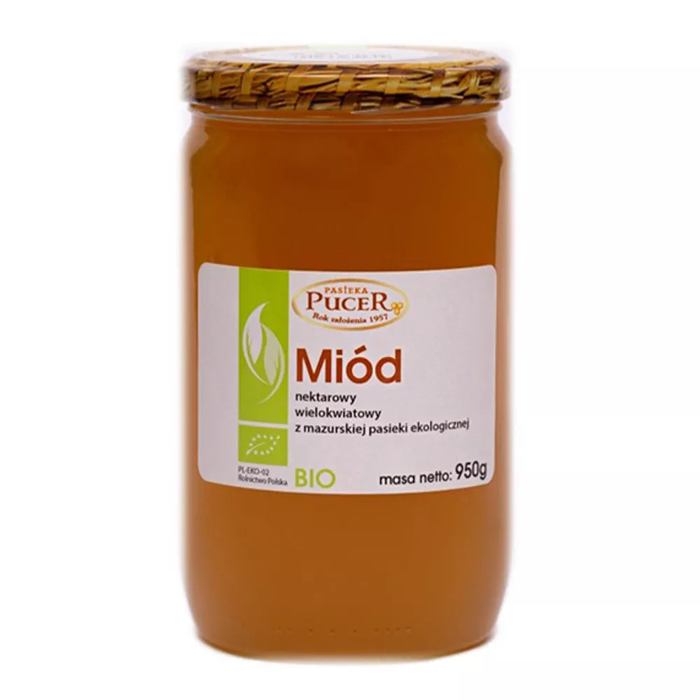 PUCER Miód wielokwiatowy (950g) - BIO