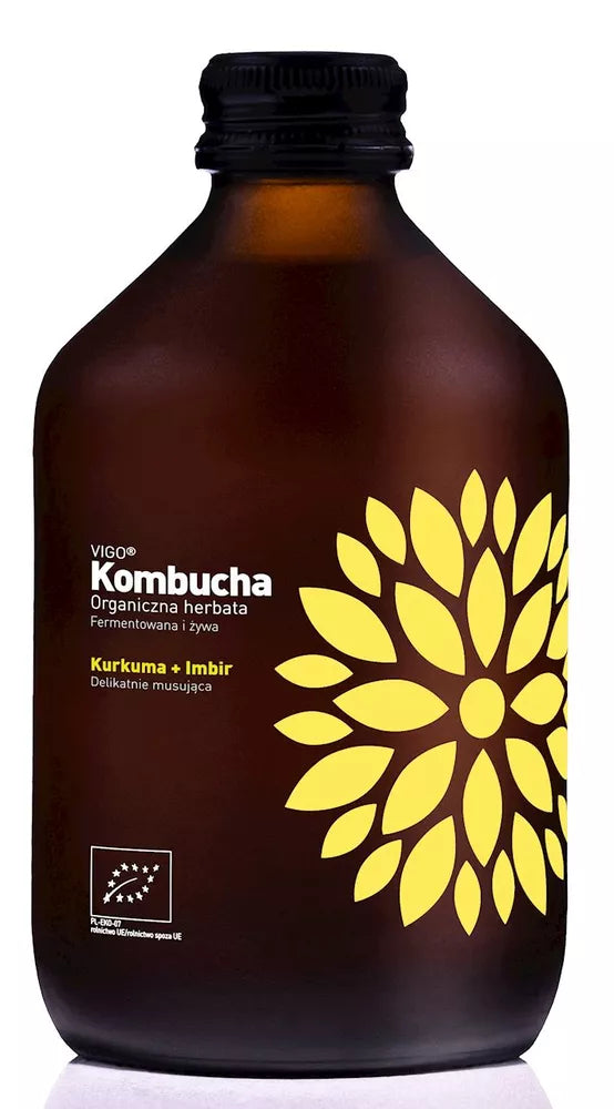 VIGO Kombucha Kurkuma + Imbir 330 ml - BIO