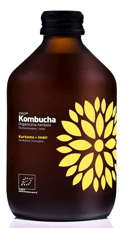 VIGO Kombucha Kurkuma + Imbir 330 ml - BIO