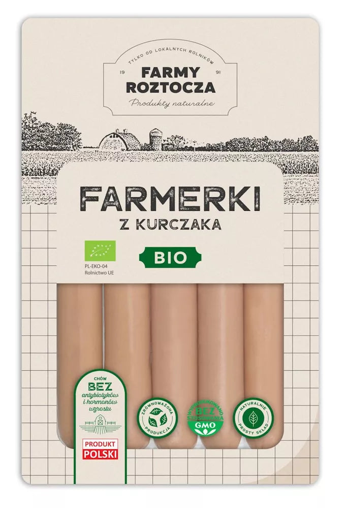 *FARMY ROZTOCZA Parówki farmerki (250g) - BIO