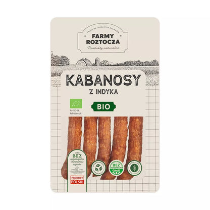 *FARMY ROZTOCZA Kabanosy z indyka (150 g) - BIO