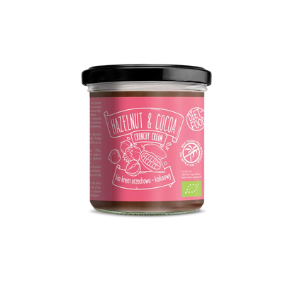 DIET-FOOD Krem orzechowo - kakaowy (300 g) - BIO