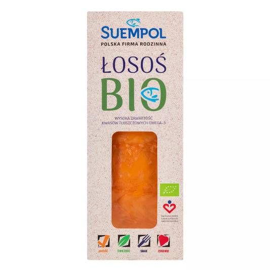 *SUEMPOL Łosoś wędzony na gorąco (100g) - BIO (f)