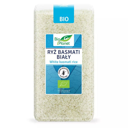 BIO PLANET Ryż basmati biały, bezglutenowy (500g) - BIO