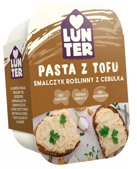 *LUNTER Pasta z tofu smalczyk z cebulką (150 g)