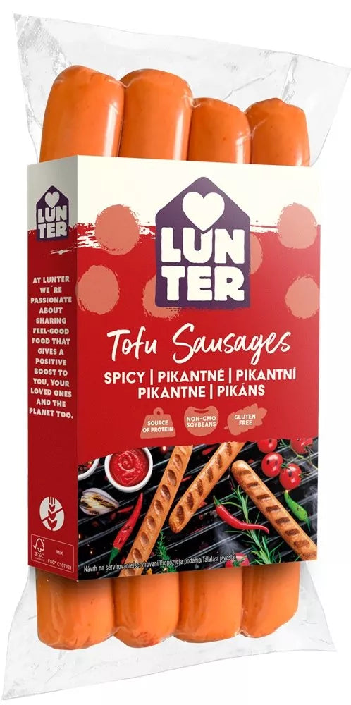 *LUNTER Parówki pikantne z tofu bezglutenowe (200 g)
