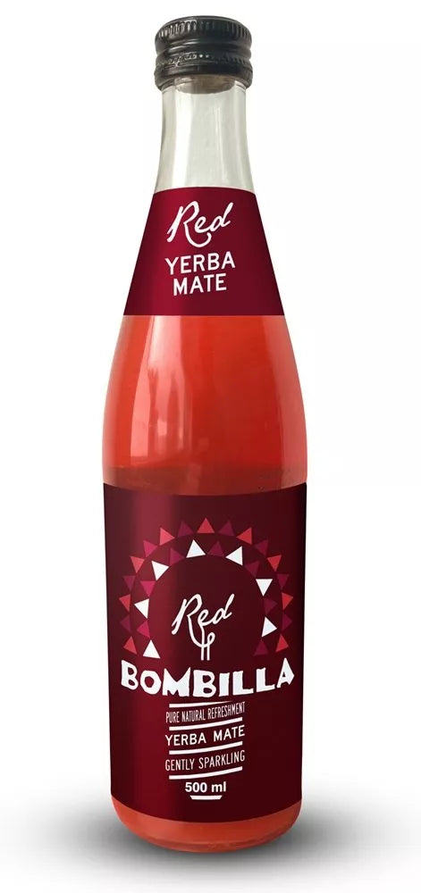 BOMBILLA Napój kofeinowy lekko gazowany Bombilla Red bez cukru (500 ml)