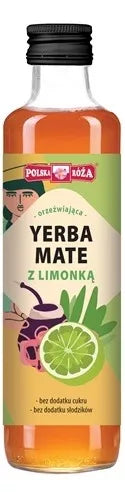 POLSKA RÓŻA Herbata Yerba mate z limonką bez cukru (250 ml)