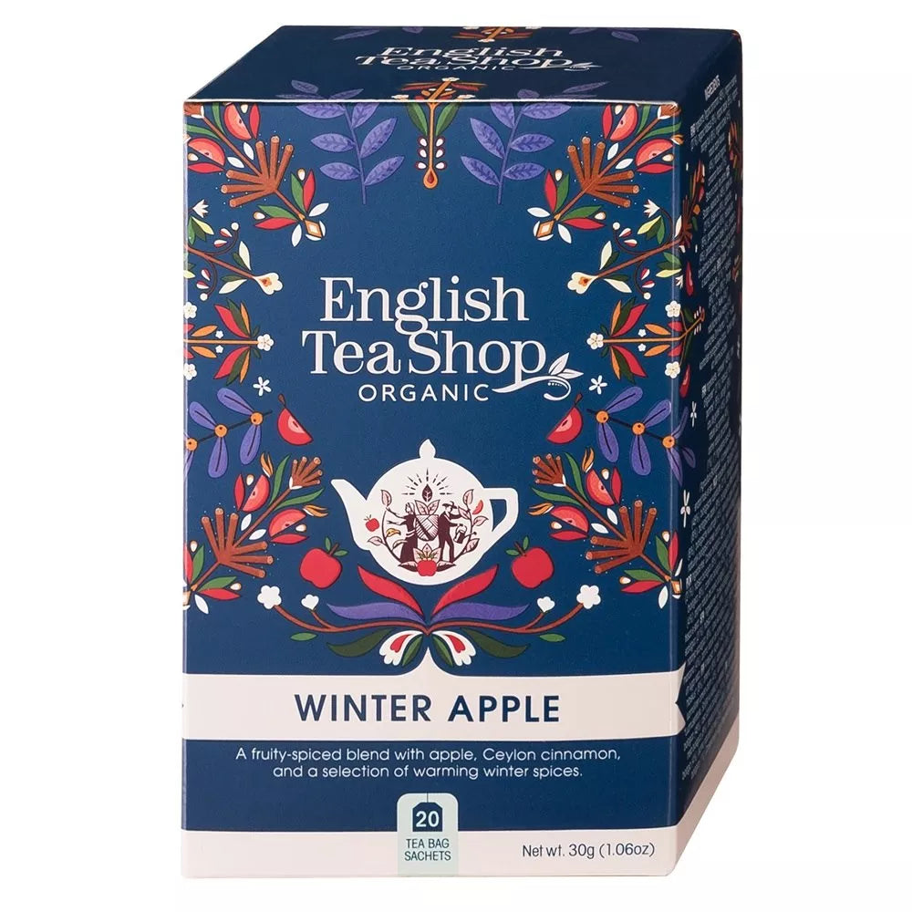 ENGLISH TEA SHOP Herbatka zimowa z pomarańczą i goździkami Winter Apple (30g) - BIO (Boże Narodzenie)
