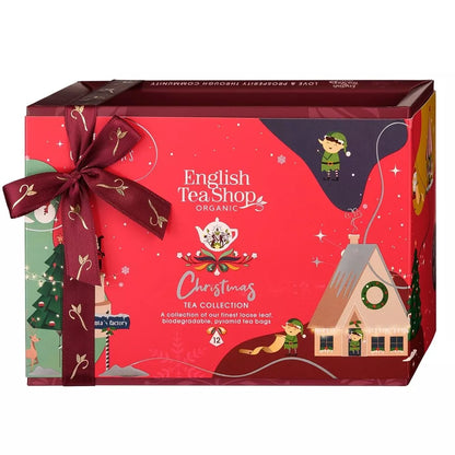 ENGLISH TEA SHOP Zestaw Świąteczny 12 piramidek Red Wonders (12x2g) (24 g) - BIO (Boże Narodzenie)