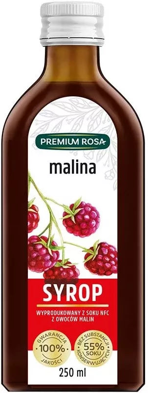 PREMIUM ROSA Syrop z malin (400 ml)