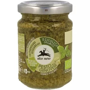 ALCE NERO Pesto Genovese - sos bazyliowy  (130g) - BIO