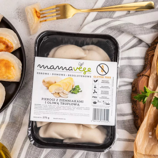 *MAMAVEGE Pierogi z ziemniakami i oliwą truflową, bezglutenowe (275g)